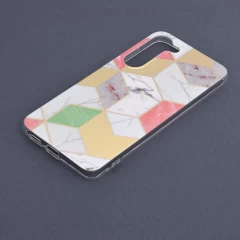 Husa pentru Samsung Galaxy S23 Plus - Techsuit Marble Series - Mov Mov