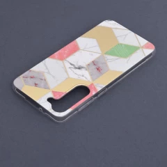 Husa pentru Samsung Galaxy S23 Plus - Techsuit Marble Series - Mov Mov