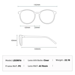 Ochelari de Calculator - Techsuit Reflex PC (PC28016-C4) - Rosu Rosu