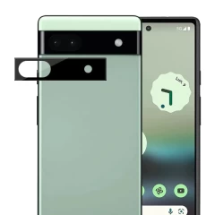 Folie Camera pentru Google Pixel 6a - Techsuit Full Camera Glass - Negru Negru