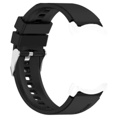 Curea pentru Pixel Watch, Samsung Galaxy Watch 4/5, Huawei Watch GT 3 (42mm)/GT 3 Pro (43mm) - Techsuit Watchband 20mm (W026) - Negru Negru
