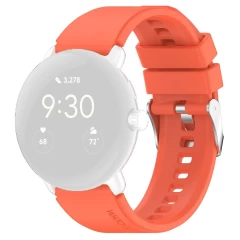 Curea pentru Pixel Watch, Samsung Galaxy Watch 4/5, Huawei Watch GT 3 (42mm)/GT 3 Pro (43mm) - Techsuit Watchband 20mm (W026) - Portocaliu Portocaliu