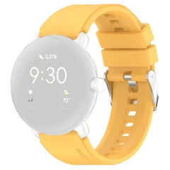 Curea pentru Samsung Galaxy Watch (46mm) / Gear S3, Huawei Watch GT / GT 2 / GT 2e / GT 2 Pro / GT 3 (46 mm) - Techsuit Watchband 22mm (W026) - Galben Galben