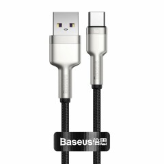 Cablu de Date USB la Type-C Fast Charging, 66W, 6A, 1m - Baseus Cafule (CAKF000101) - Negru