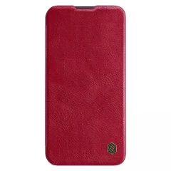 Husa pentru Samsung Galaxy S23 - Nillkin QIN Leather Pro Case - Rosu Rosu