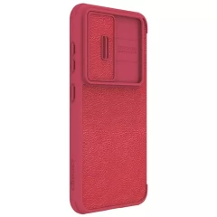 Husa pentru Samsung Galaxy S23 - Nillkin QIN Leather Pro Case - Rosu Rosu