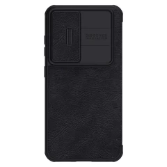 Husa pentru Samsung Galaxy S23 Plus - Nillkin QIN Leather Pro Case - Maro Negru 