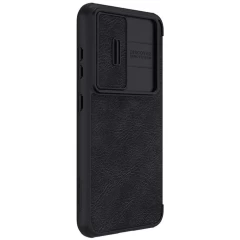 Husa pentru Samsung Galaxy S23 Plus - Nillkin QIN Leather Pro Case - Negru Negru