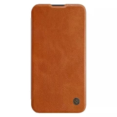 Husa pentru Samsung Galaxy S23 Plus - Nillkin QIN Leather Pro Case - Maro Maro