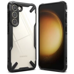 Husa pentru Samsung Galaxy S23 - Ringke Fusion X - Negru Negru