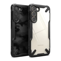 Husa pentru Samsung Galaxy S23 - Ringke Fusion X Design - Camo Black Camo Black