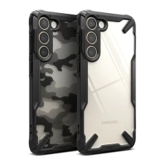 Husa pentru Samsung Galaxy S23 Plus - Ringke Fusion X Design - Camo Black Camo Black