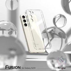 Husa pentru Samsung Galaxy S23 Plus - Ringke Fusion - transparenta transparenta