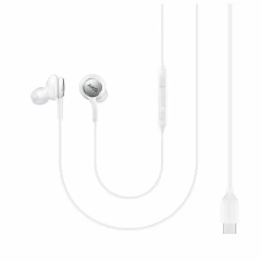 Casti Audio Type-C cu Microfon, 1.2m - Samsung (EO-IC100BWEGEU) - Alb Alb