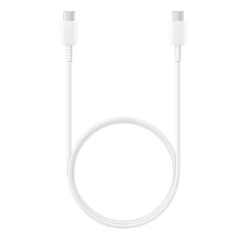 Cablu de Date USB-C la Type-C Fast Charging 3A, 1m - Samsung (EP-DA705BWEGWW) - Alb Alb