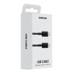 Cablu de Date USB-C to Type-C Super Fast Charging 5A, 1m - Samsung (EP-DN975BBEGWW) - Negru Negru