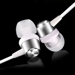 Casti Audio In-Ear cu Mufa Jack - Oppo (MH130) - Alb Alb