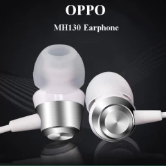 Casti Audio In-Ear cu Mufa Jack - Oppo (MH130) - Alb Alb