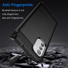 Husa pentru Nokia G60 - Techsuit Carbon Silicone - Negru Negru