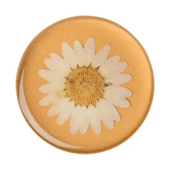 Suport pentru Telefon - Popsockets PopTop - Pressed Flower Daisy White - Alb Alb