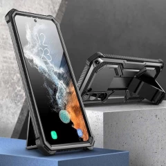 Husa pentru Samsung Galaxy S23 + Folie - I-Blason Armorbox - Negru Negru