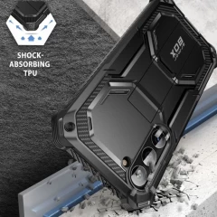 Husa pentru Samsung Galaxy S23 Plus + Folie - I-Blason Armorbox - Negru Negru