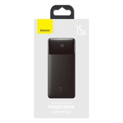 Baterie externa 30000mAh, 15W - Baseus Bipow Digital Display (PPBD050201) - Negru Negru