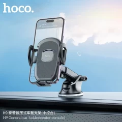 Suport Auto Telefon pentru Bord - Hoco General Car Holder (H9) - Negru Negru