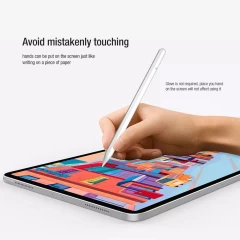 Stylus Pen pentru iPad cu Functia Palm Rejection - Techsuit (M2) - Alb Alb