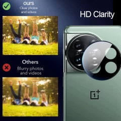 Folie Camera pentru OnePlus 11 - Techsuit Full Camera Glass - Negru Negru