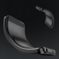 Husa pentru Samsung Galaxy A34 5G - Techsuit Carbon Silicone - Negru Negru