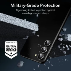 Folie Camera pentru Samsung Galaxy S23 / S3 Plus - ESR Lens Protector Tempered Glass - Negru Negru