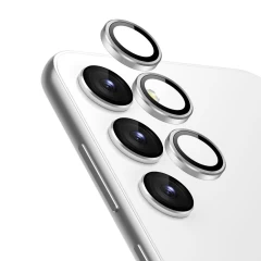 Folie Camera pentru Samsung Galaxy S23 / S23 Plus - ESR Lens Protector Tempered Glass - Argintiu Argintiu