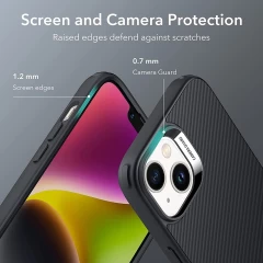 Husa pentru iPhone 14 Plus - ESR Air Shield Boost Kickstand - Negru Negru