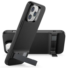 Husa pentru iPhone 14 Pro Max - ESR Air Shield Boost Kickstand - Negru Negru