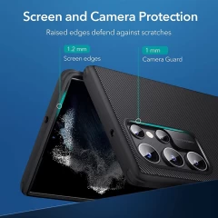 Husa pentru Samsung Galaxy S22 Ultra 5G - ESR Air Shield Boost Kickstand - Negru Negru