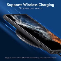 Husa pentru Samsung Galaxy S22 Ultra 5G - ESR Air Shield Boost Kickstand - Negru Negru