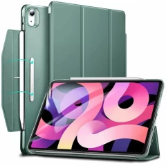 Husa pentru iPad Air 4 (2020) / Air 5 (2022) - ESR Ascend Trifold - Verde Inchis Verde Inchis