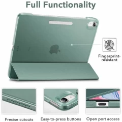 Husa pentru iPad Air 4 (2020) / Air 5 (2022) - ESR Ascend Trifold - Verde Inchis Verde Inchis