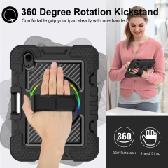 Husa pentru iPad mini 6 (2021) - Techsuit StripeShell 360 - Roz Roz