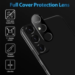 Folie pentru Samsung Galaxy S23 / S23 Plus - Lito S+ Camera Glass Protector - Negru Negru