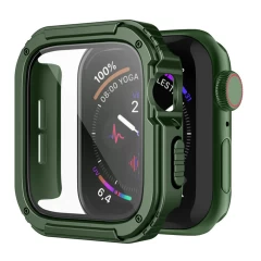 Husa pentru Apple Watch 4 / 5/ 6/ SE / SE 2 (40mm) + Folie - Lito Watch Armor 360 - Albastru Verde 