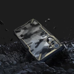 Husa pentru Samsung Galaxy A54 - Ringke Fusion X Design - Camo Black Camo Black