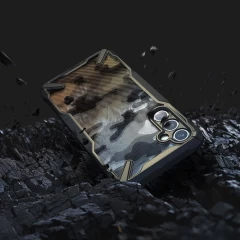 Husa pentru Samsung Galaxy A34 5G - Ringke Fusion X Design - Camo Black Camo Black
