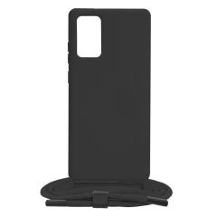 Husa pentru Samsung Galaxy Note 20 4G / Note 20 5G - Techsuit Crossbody Lanyard - Negru Negru