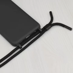 Husa pentru Xiaomi Redmi Note 12 5G / Poco X5 - Techsuit Crossbody Lanyard - Negru Negru