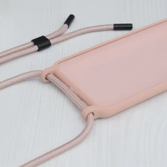 Husa pentru Xiaomi Redmi Note 11 Pro+ 5G - Techsuit Crossbody Lanyard - Roz Roz