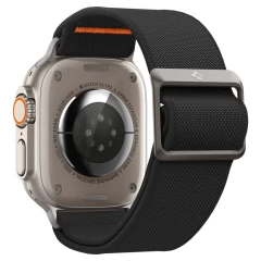 Curea pentru Apple Watch 1/2/3/4/5/6/7/8/SE/SE 2/Ultra (42/44/45/49mm) - Spigen Fit Lite Ultra - Negru Negru