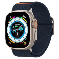 Curea pentru Apple Watch 1/2/3/4/5/6/7/8/SE/SE 2/Ultra (42/44/45/49mm) - Spigen Fit Lite Ultra - bleumarin