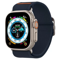 Curea pentru Apple Watch 1/2/3/4/5/6/7/8/SE/SE 2/Ultra (42/44/45/49mm) - Spigen Fit Lite Ultra - Negru bleumarin 